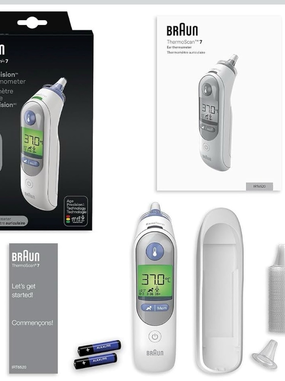ThermoScan 7 Ear Thermometer - White